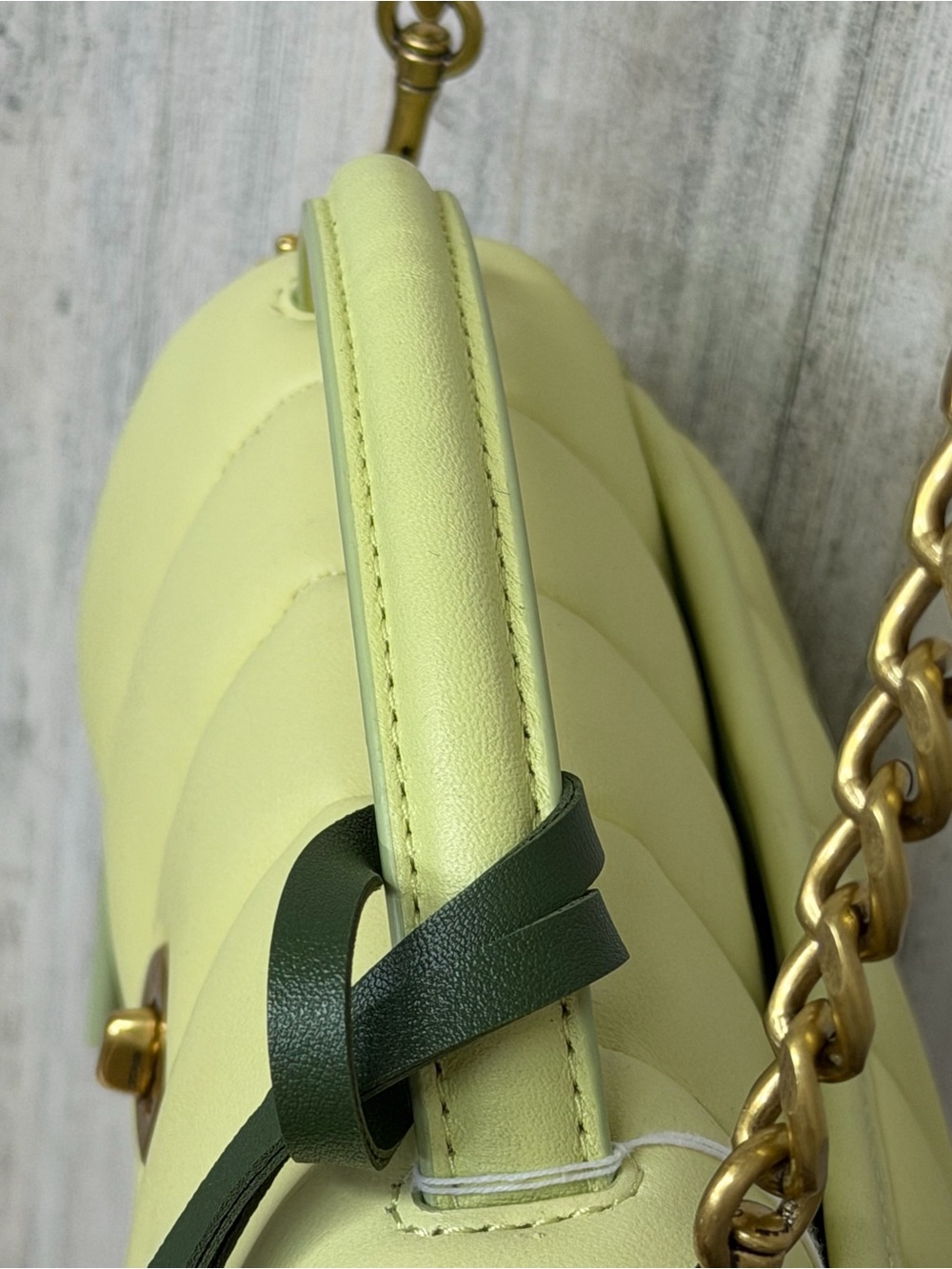 Yellow Coach Turnlock Clutch 20 - Picture 8 of 12